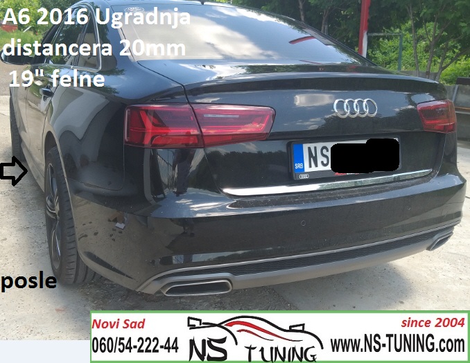 audi a6 2015 2016 2017 2018 2019 godiste distanceri aluminijumski 5x112 15mm 20mm sraf 14x1.5  novi sad ns tuning